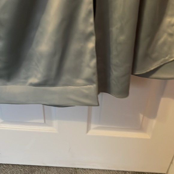 One Shoulder Satin Dress Light Mint size 18 - Picture 9 of 9